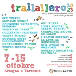 Locandina di "Trallallero" 2023, il festival di Tarcento