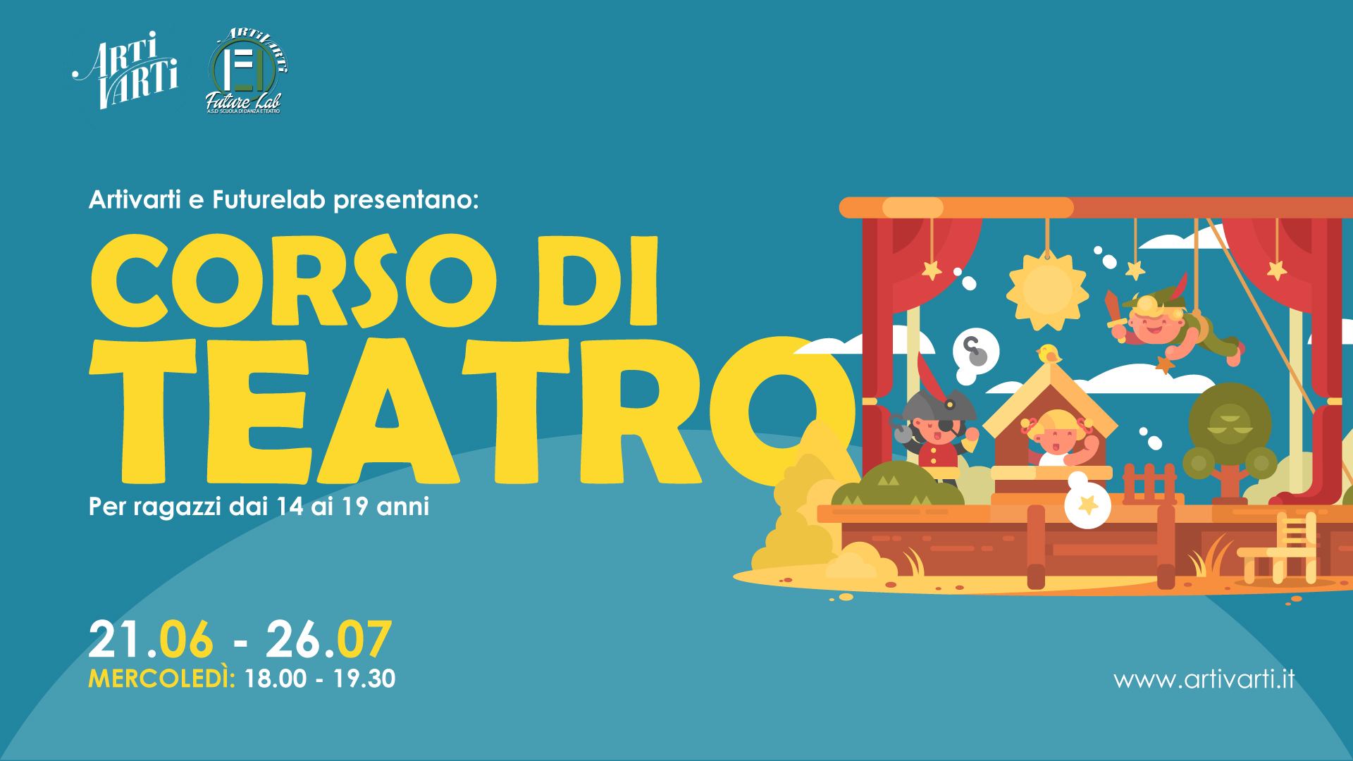 Corso di teatro a portogruaro per ragazzi